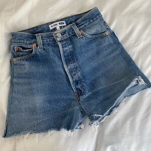 RE/DONE Levi’s Denim Cutoffs